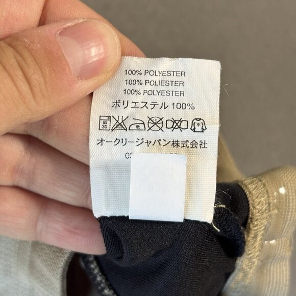 Oakley Cycling Jersey Mens M Black And Tan Shirt 1/4 Zip Bicycle Short Sleeve - Picture 10 of 13